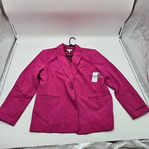 SOFIA JEANS VERGARA TWILL BLAZER FESTIVAL FUCHSIA PINK PLUS SIZE XXL 20